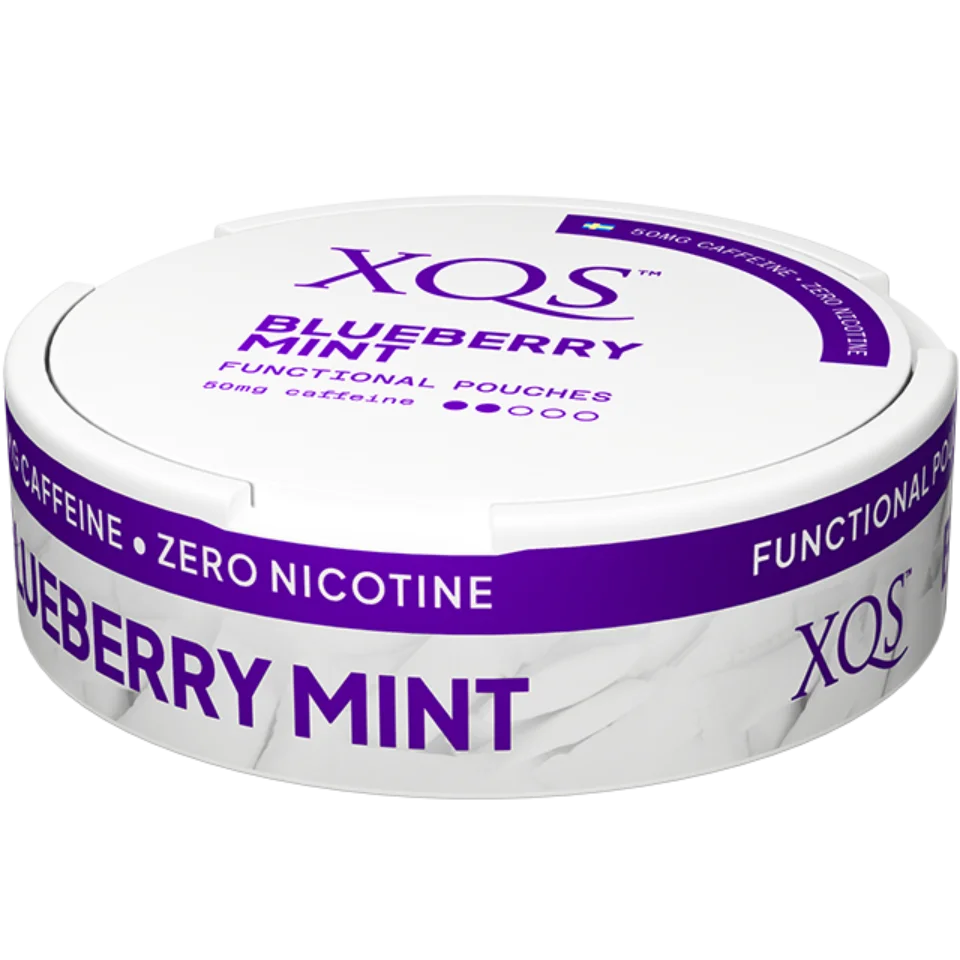XQS Blueberry Mint Functional Pouches 50MG - Nicotine and tobacco free