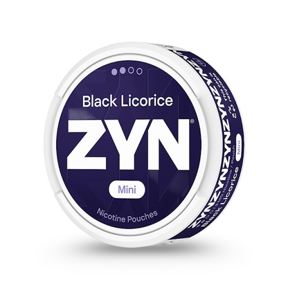 ZYN Mini Dry Black Licorice (3 mg/pouch)