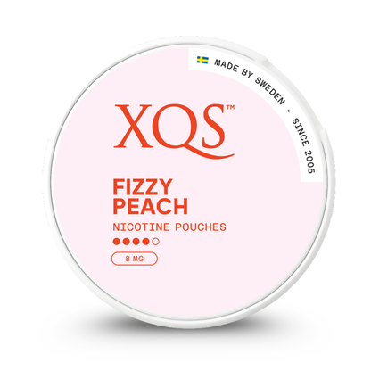 XQS Fizzy Peach Strong (8 mg/pouch)