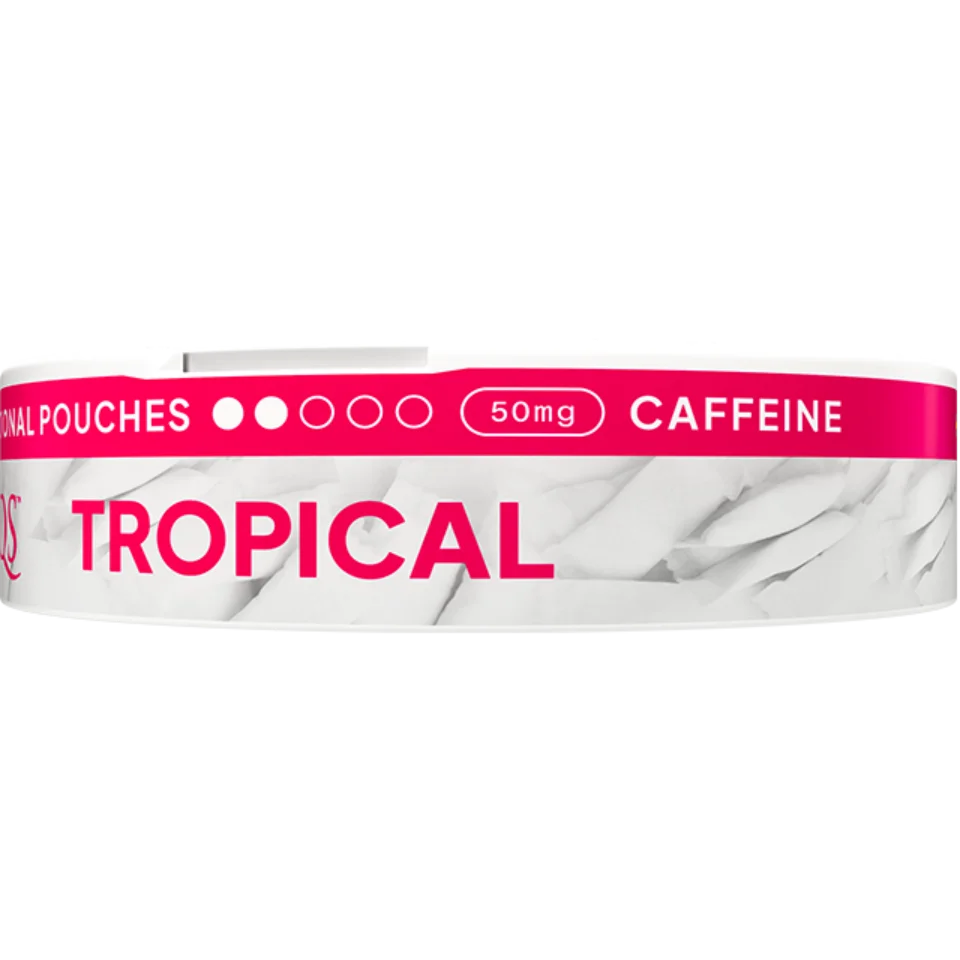 XQS Tropical Functional Pouches 50MG Caffeine - Nicotine and tobacco free