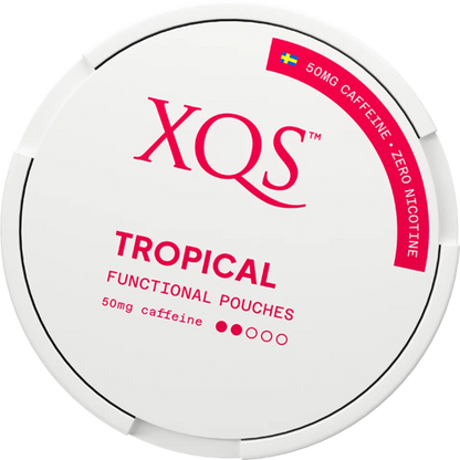 XQS Tropical Functional Pouches 50MG Caffeine - Nicotine and tobacco free
