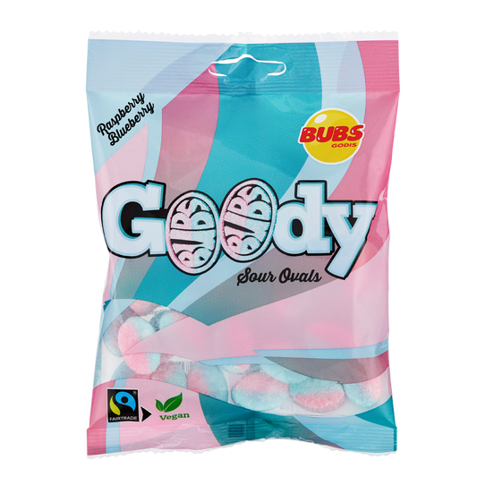 BUBS CANDY Goody Sour Ovals - Raspberry Blueberry