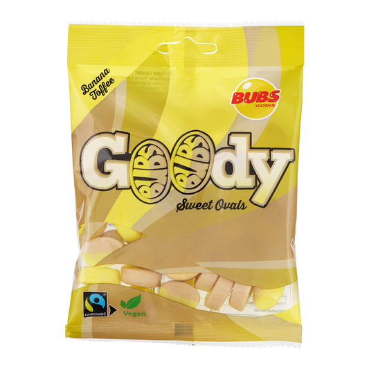 BUBS CANDY Goody Sweet Ovals - Banana Toffee