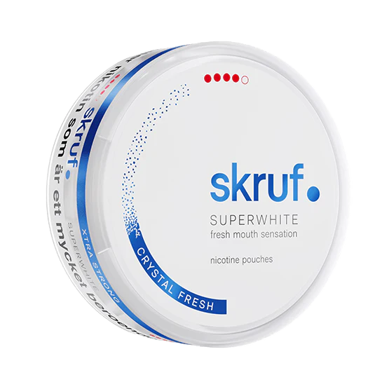 Skruf Superwhite Crystal Fresh Extra Strong (11.5 mg/pouch)