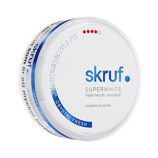 Skruf Superwhite Crystal Fresh Extra Strong (11.5 mg/pouch)