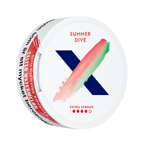 X Summer Dive Slim Extra Strong (9.6 mg/pouch)